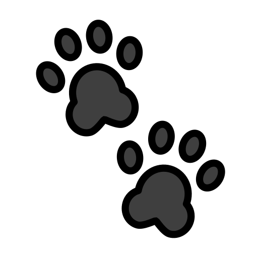 Detail Paw Print Keyboard Symbol Nomer 18