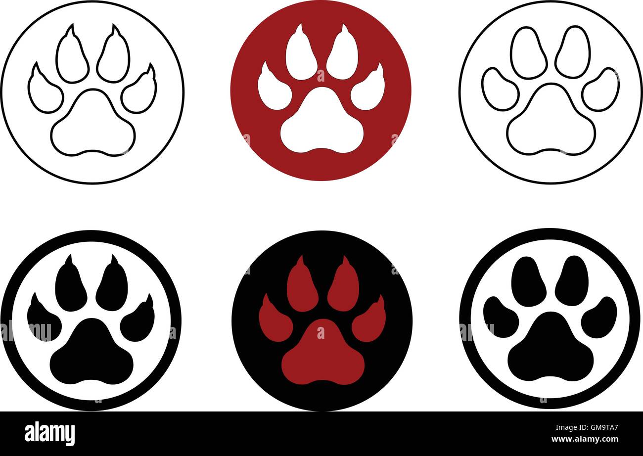 Detail Paw Print Keyboard Symbol Nomer 42