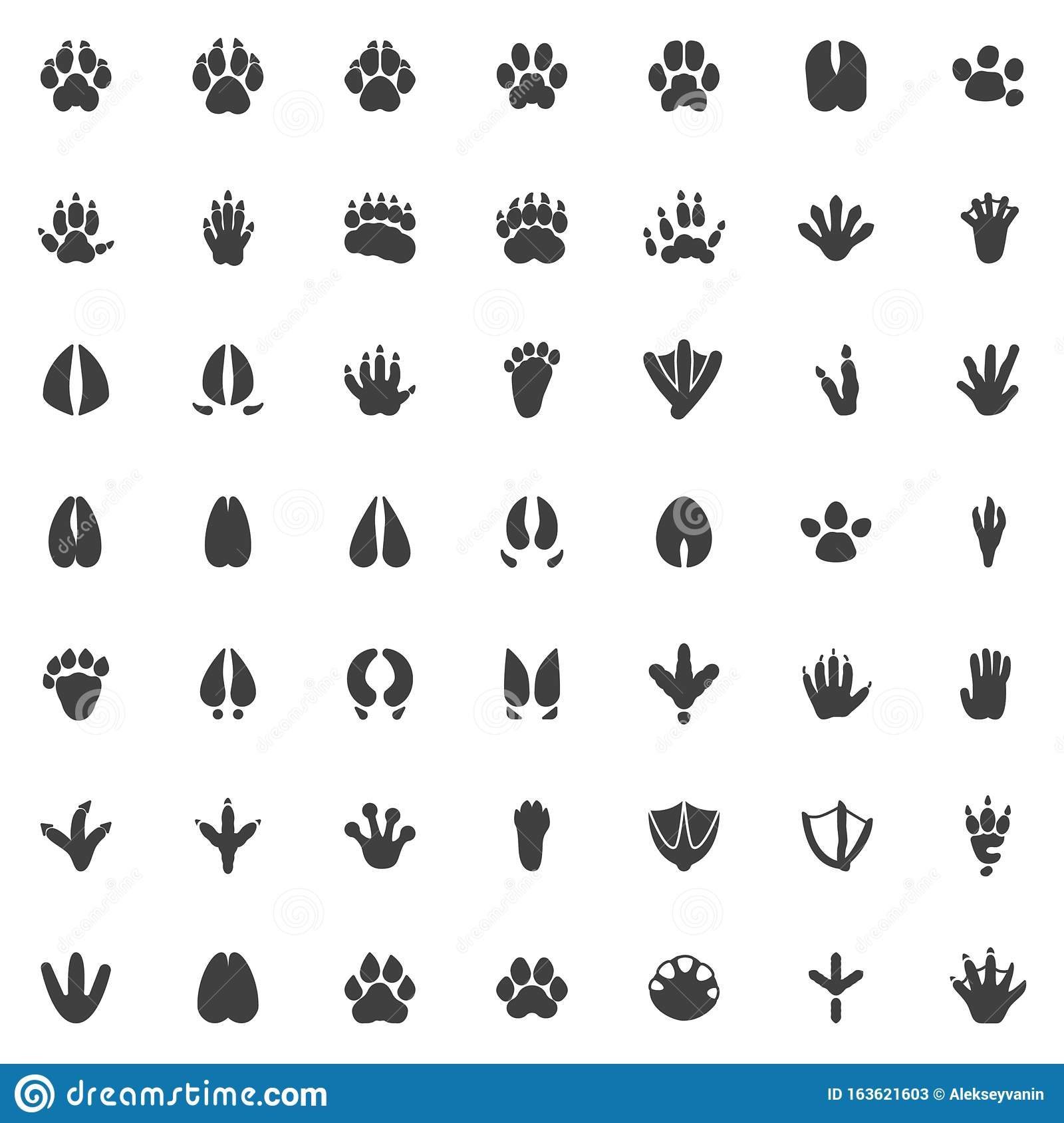 Detail Paw Print Keyboard Symbol Nomer 49