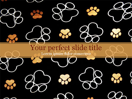 Paw Print Powerpoint Template - KibrisPDR