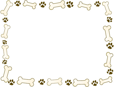 Detail Paw Print Powerpoint Template Nomer 27