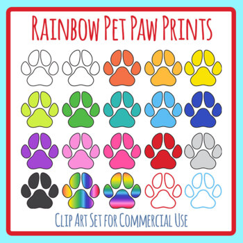 Detail Paw Print Powerpoint Template Nomer 46