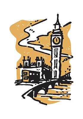 Detail Big Ben Drawing Nomer 9