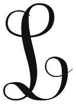 Detail Calligraphy L Nomer 4