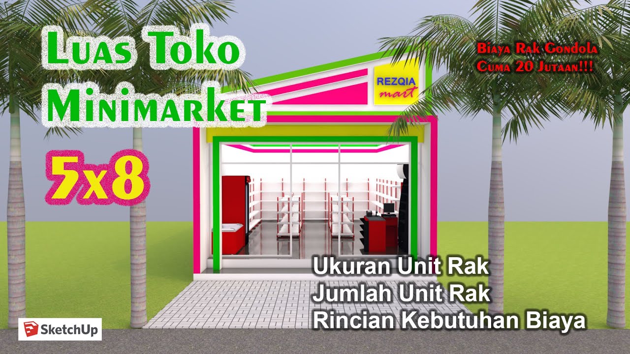 Detail Desain Toko Minimarket Nomer 17