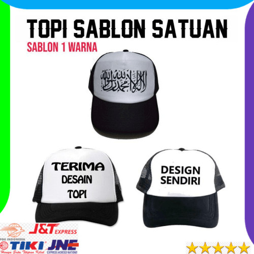 Detail Desain Topi Jaring Nomer 13