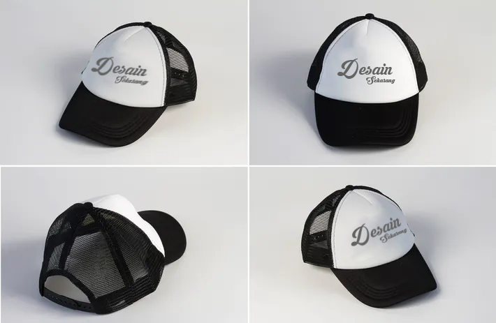 Detail Desain Topi Jaring Nomer 30