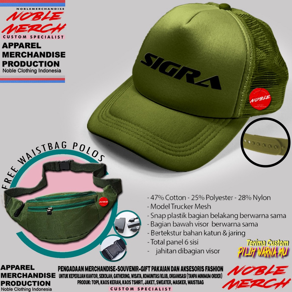 Detail Desain Topi Jaring Nomer 49