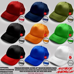 Detail Desain Topi Jaring Polos Nomer 23