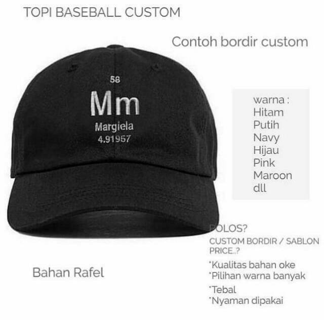 Detail Desain Topi Keren Nomer 33