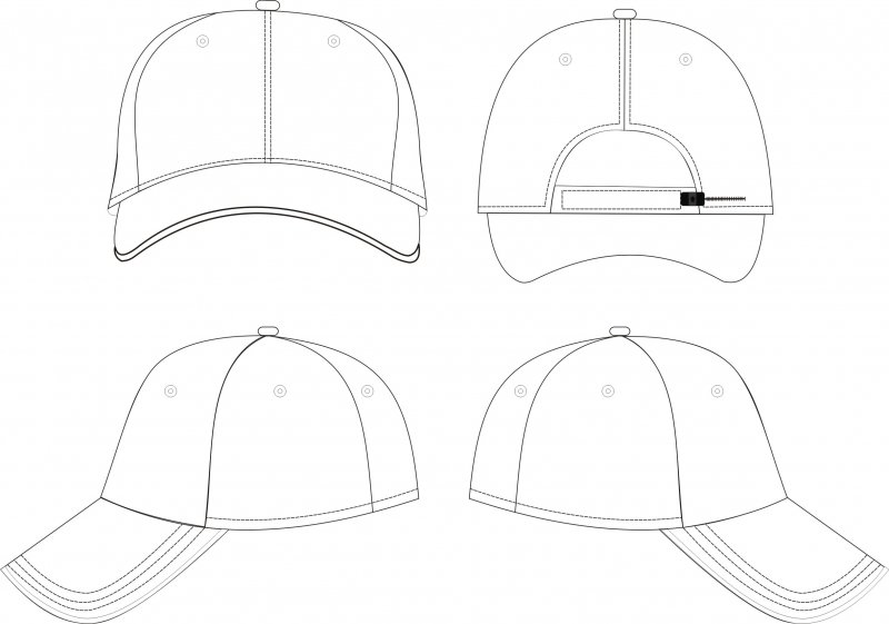 Detail Desain Topi Polos Hitam Nomer 25