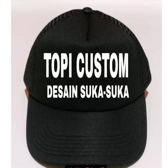 Detail Desain Topi Trucker Polos Nomer 38