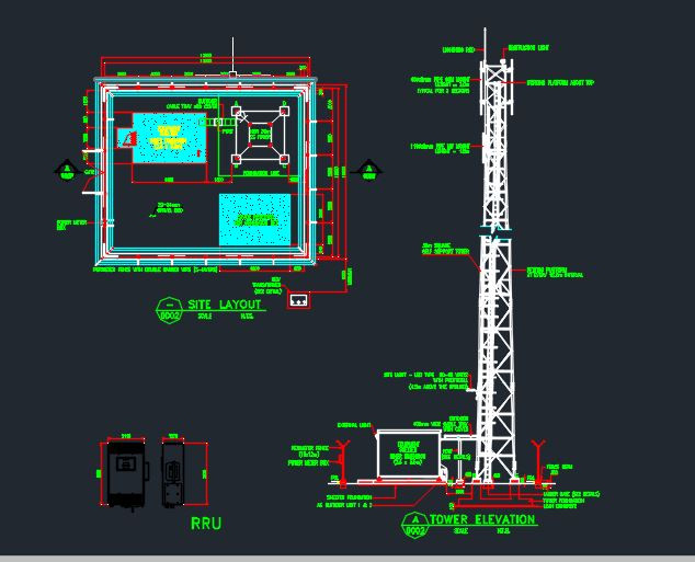 Detail Desain Tower Bts Nomer 30