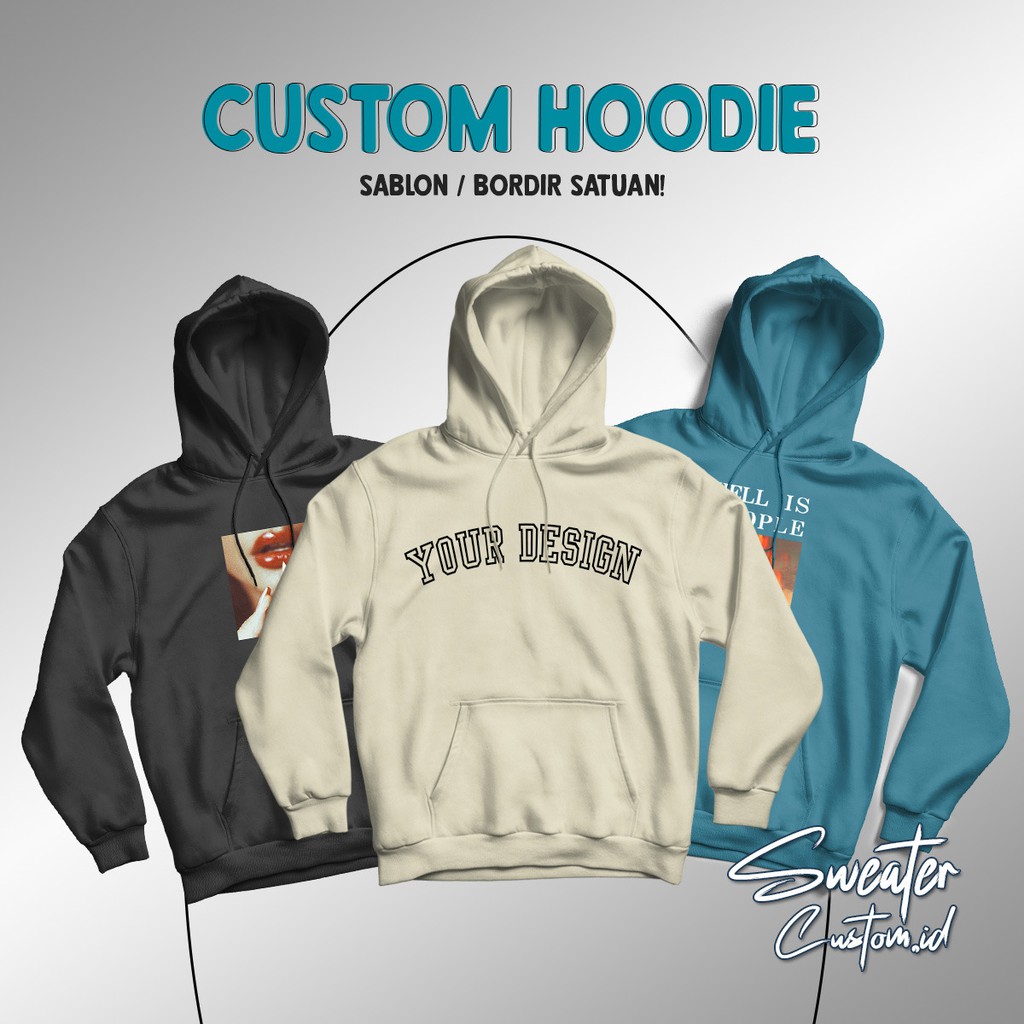 Detail Desain Tulisan Hoodie Nomer 7