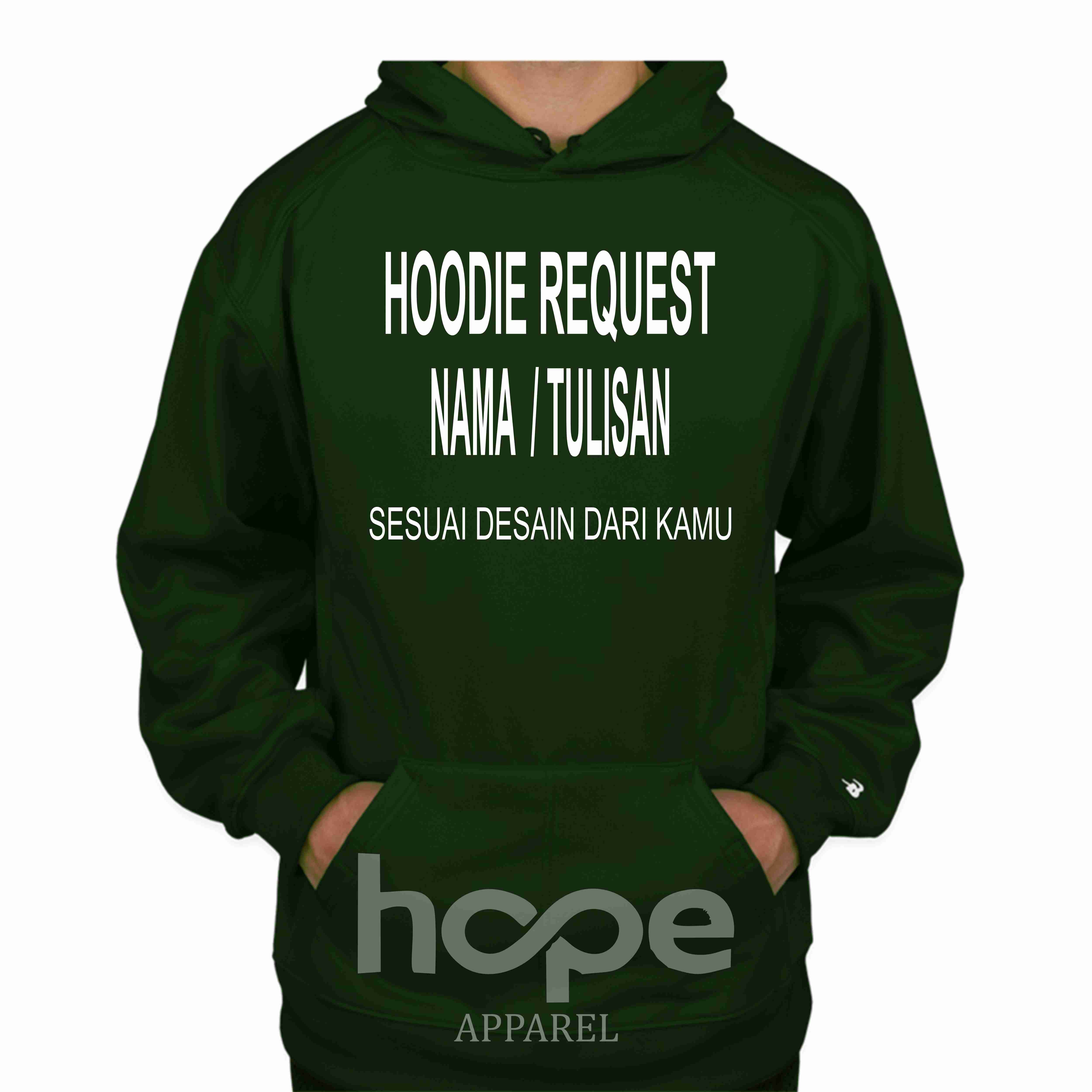 Detail Desain Tulisan Hoodie Nomer 9