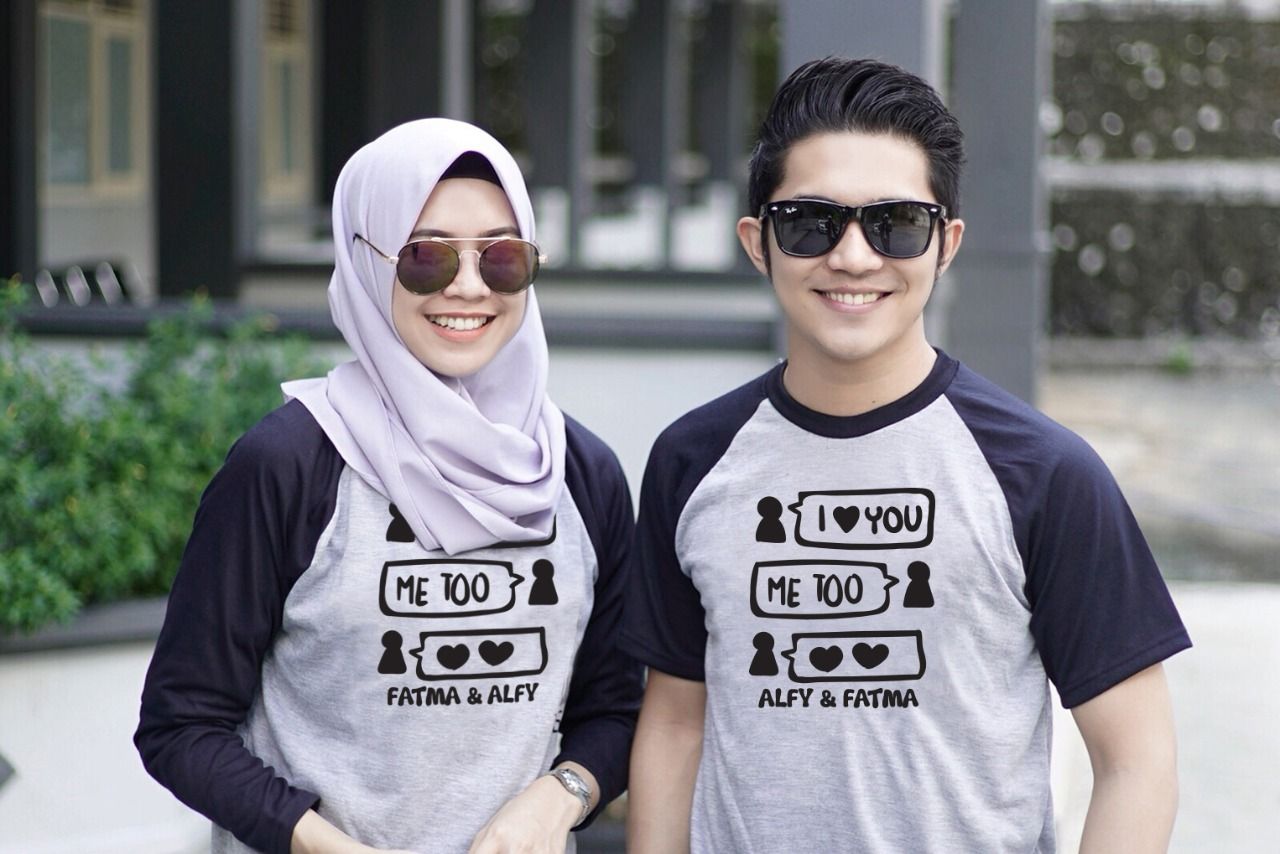 Detail Desain Tulisan Kaos Couple Nomer 36