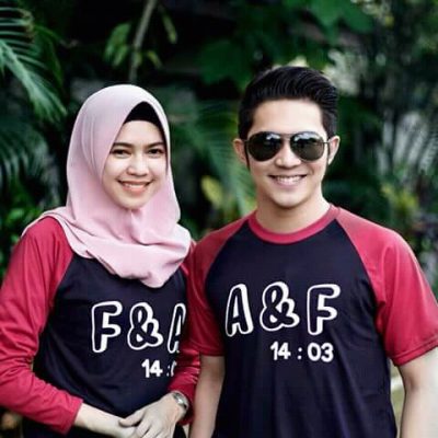 Detail Desain Tulisan Kaos Couple Nomer 39