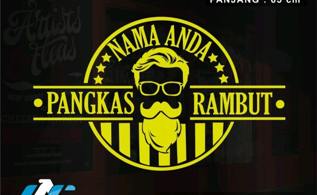 Detail Desain Tulisan Pangkas Rambut Nomer 48