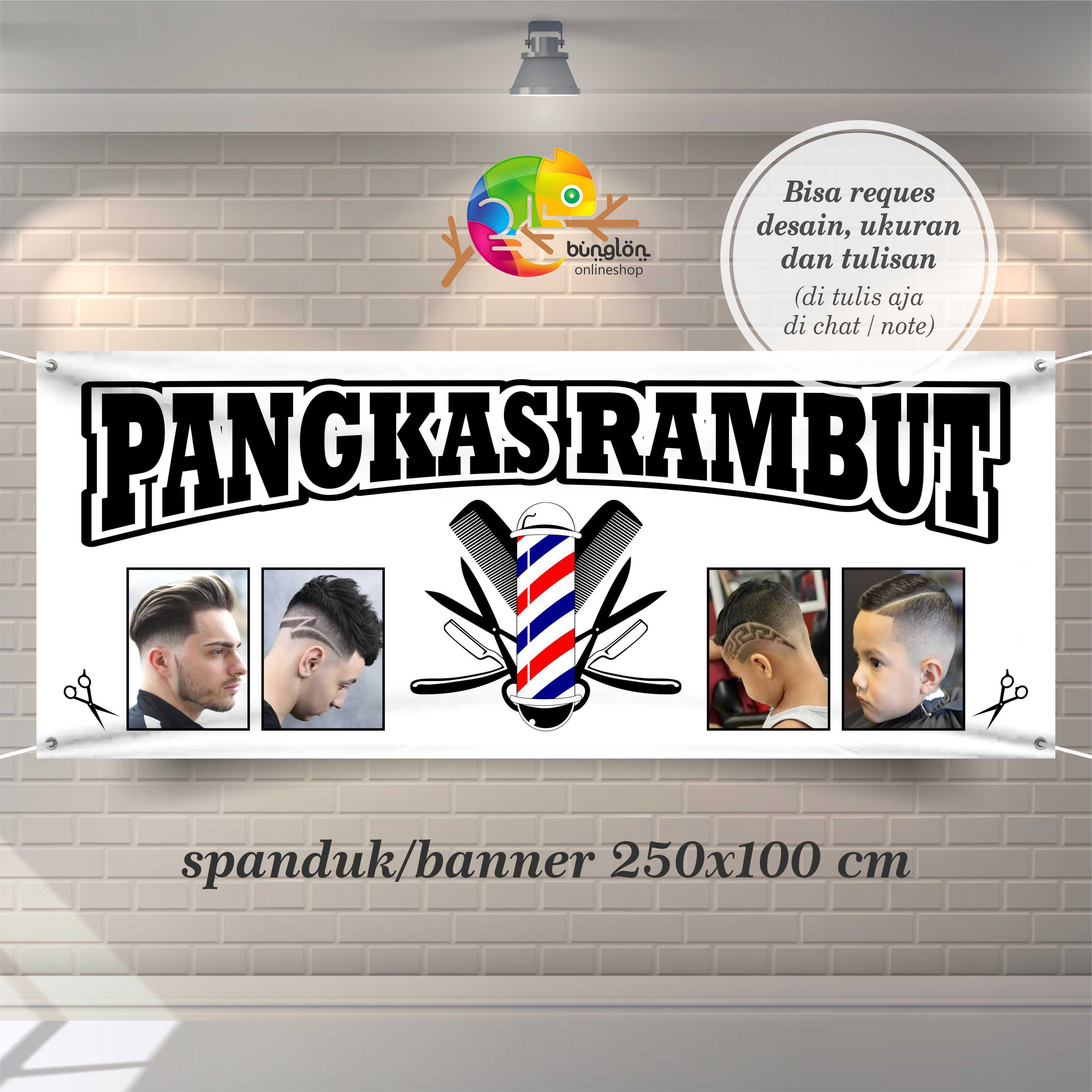 Detail Desain Tulisan Pangkas Rambut Nomer 7