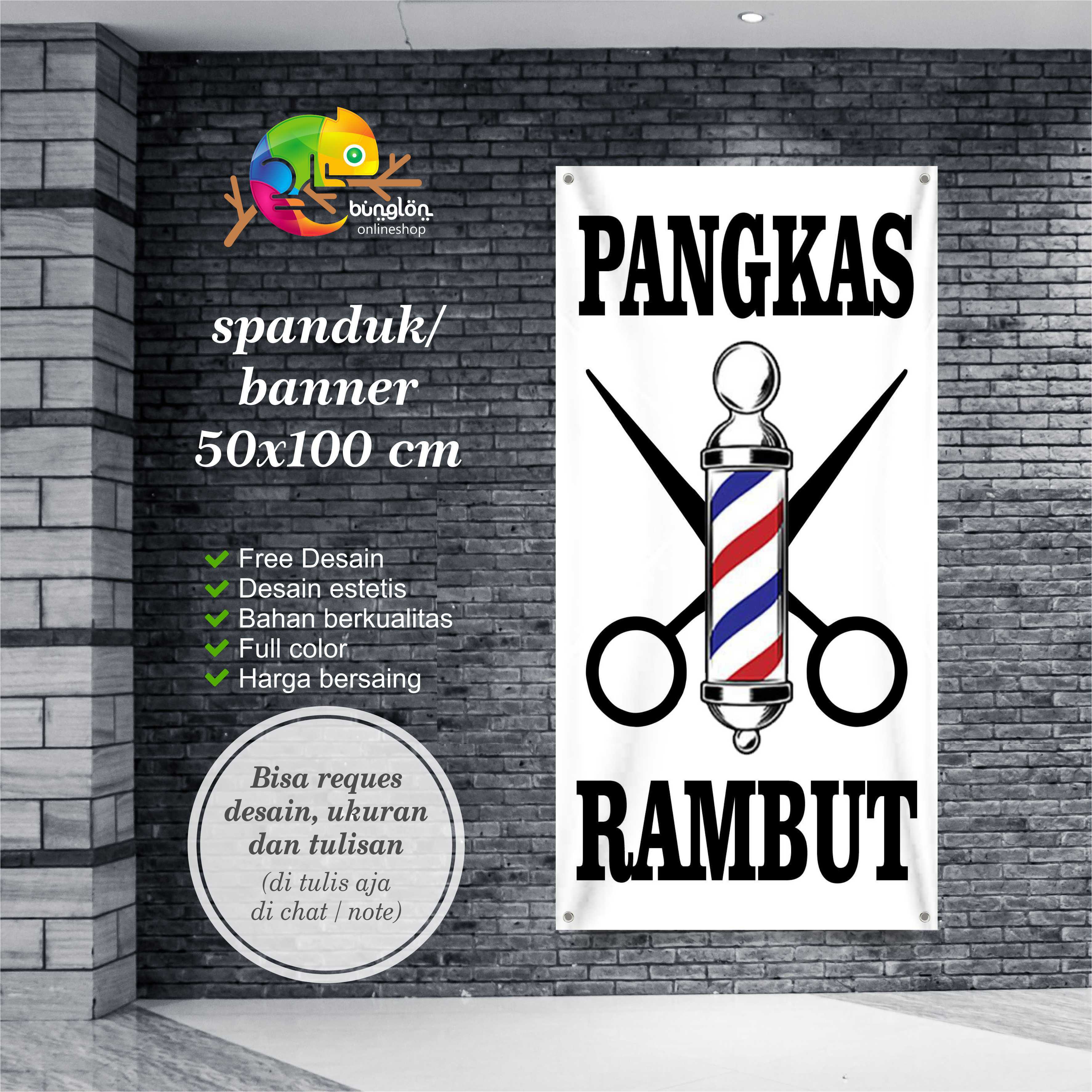 Detail Desain Tulisan Pangkas Rambut Nomer 8