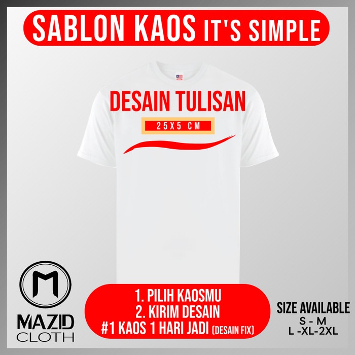 Detail Desain Tulisan Sablon Kaos Nomer 37