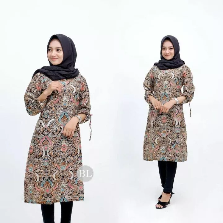 Detail Desain Tunik Batik Nomer 16