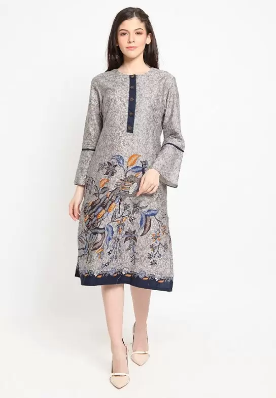 Detail Desain Tunik Batik Nomer 50