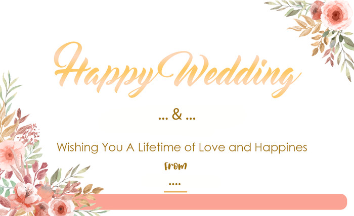 Detail Desain Ucapan Happy Wedding Koleksi Nomer 17