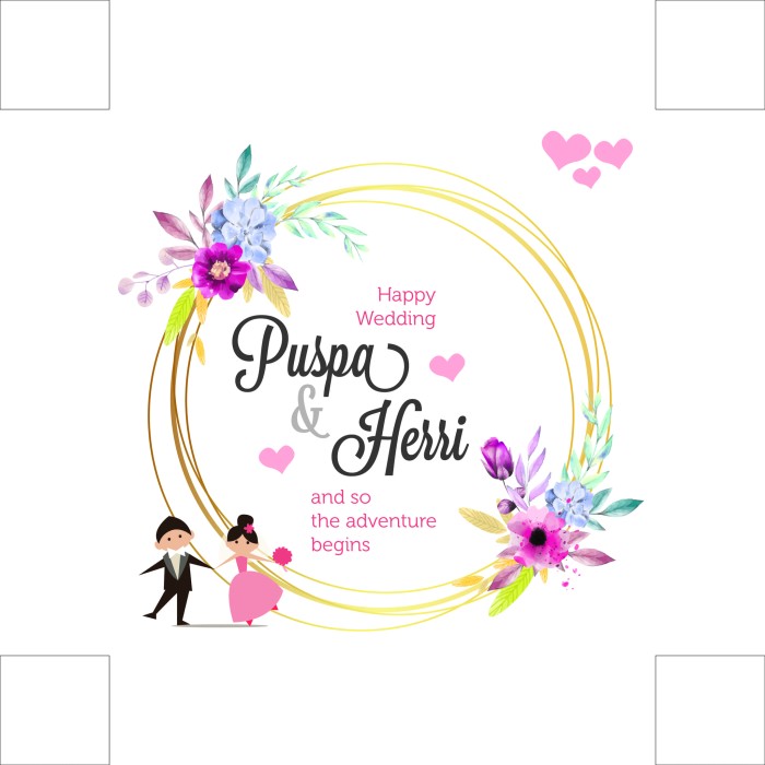 Detail Desain Ucapan Happy Wedding Koleksi Nomer 6