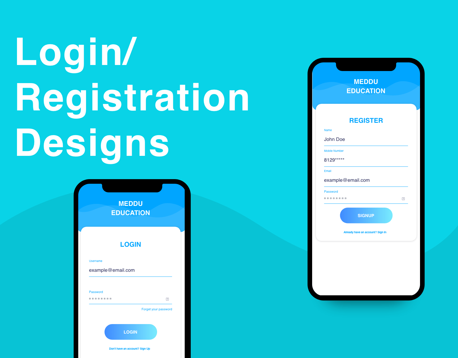 Detail Android Login Registration Xml Free Designs App Snipp