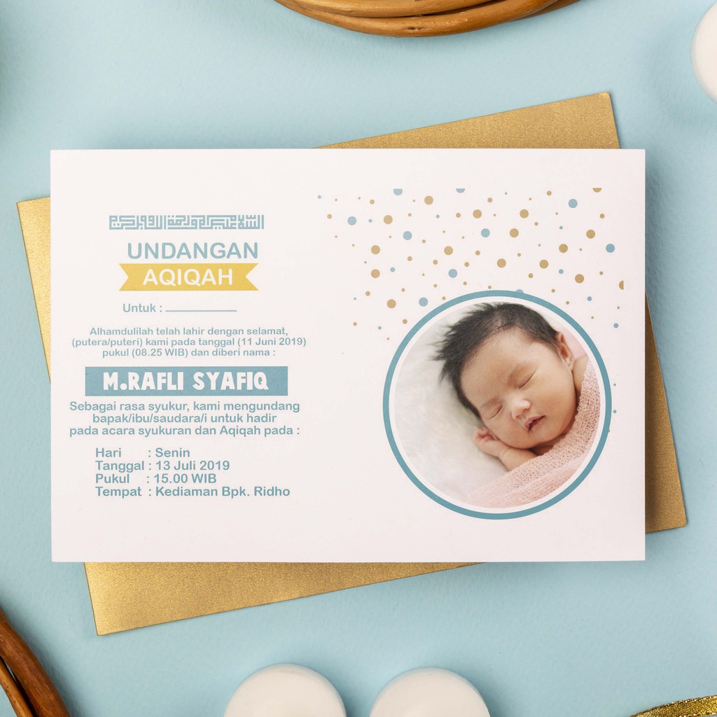 Detail Desain Undangan Aqiqah Anak Laki Laki Nomer 45