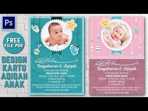 Detail Desain Undangan Aqiqah Anak Laki Laki Lucu Nomer 7