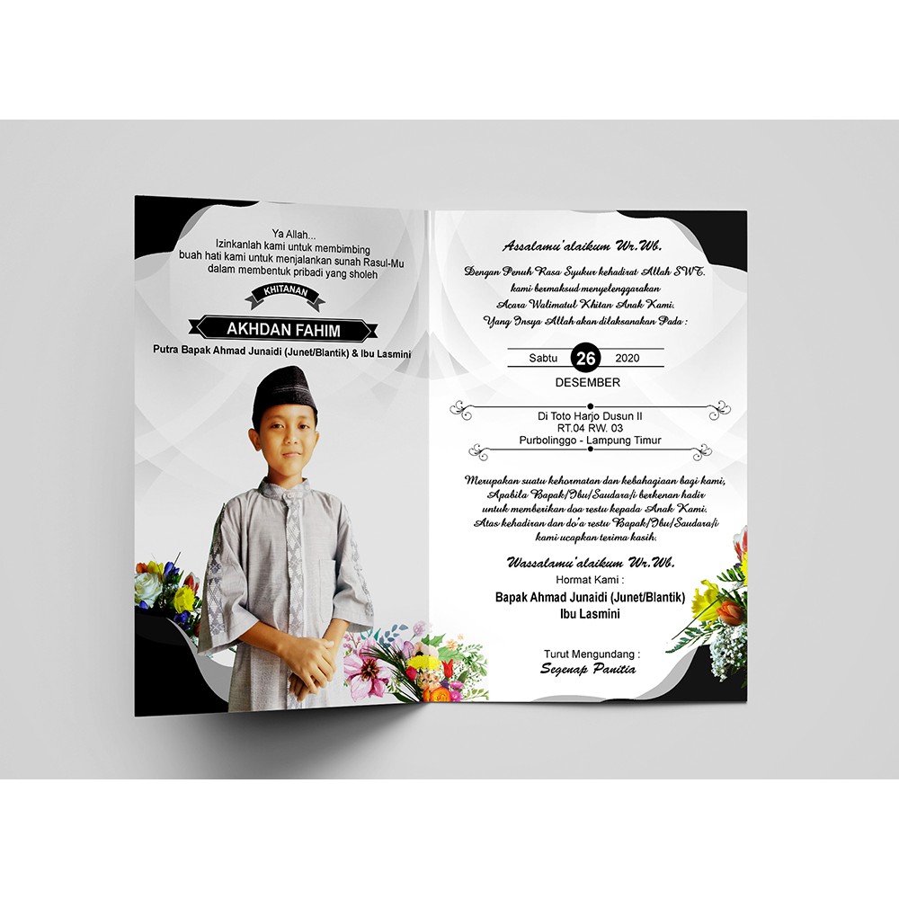 Desain Undangan Khitanan Modern - 54+ Koleksi Gambar