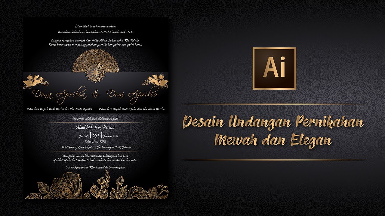 Detail Desain Undangan Pernikahan Pakai Foto Koleksi Nomer 39