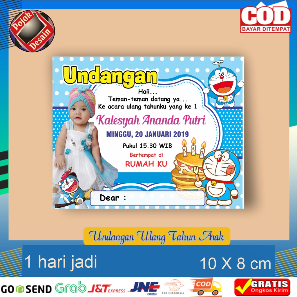 Detail Desain Undangan Ultah Anak Nomer 27