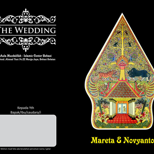 Detail Desain Undangan Wayang Nomer 31