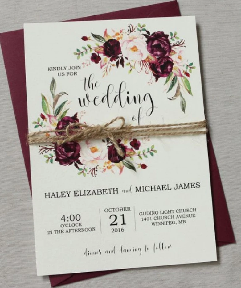 Detail Desain Undangan Wedding Nomer 20