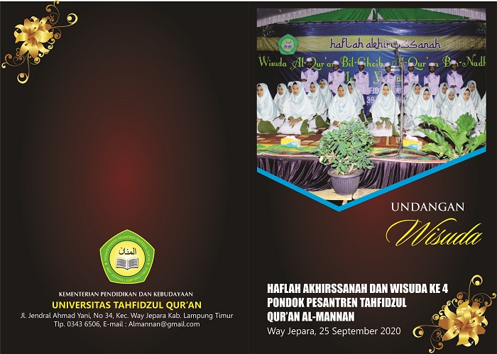 Detail Desain Undangan Wisuda Cdr Nomer 10