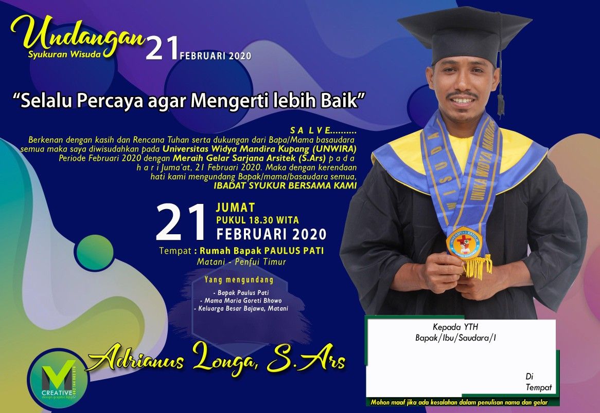 Detail Desain Undangan Wisuda Cdr Nomer 23