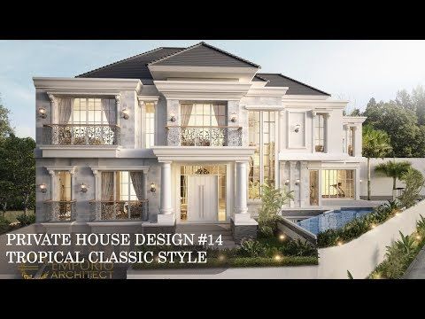 Detail Desain Villa Klasik Nomer 42