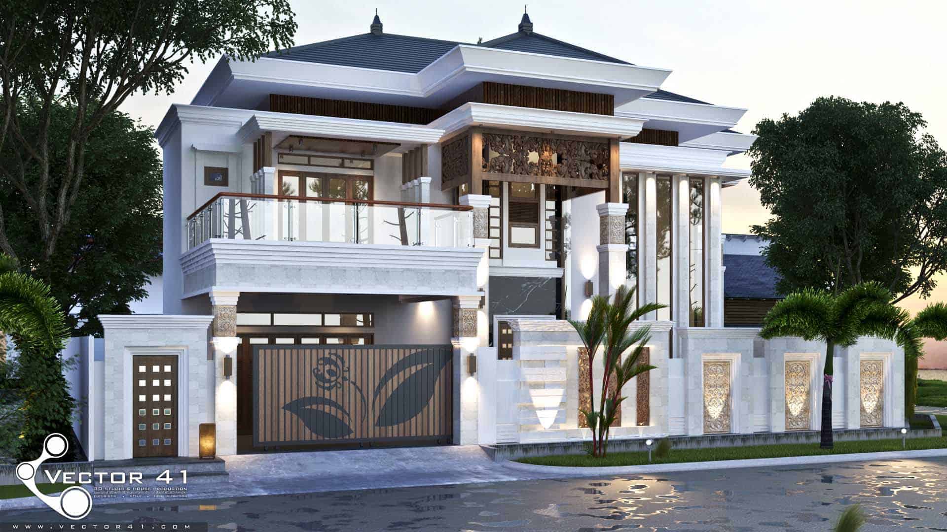 Detail Desain Villa Mewah Nomer 29