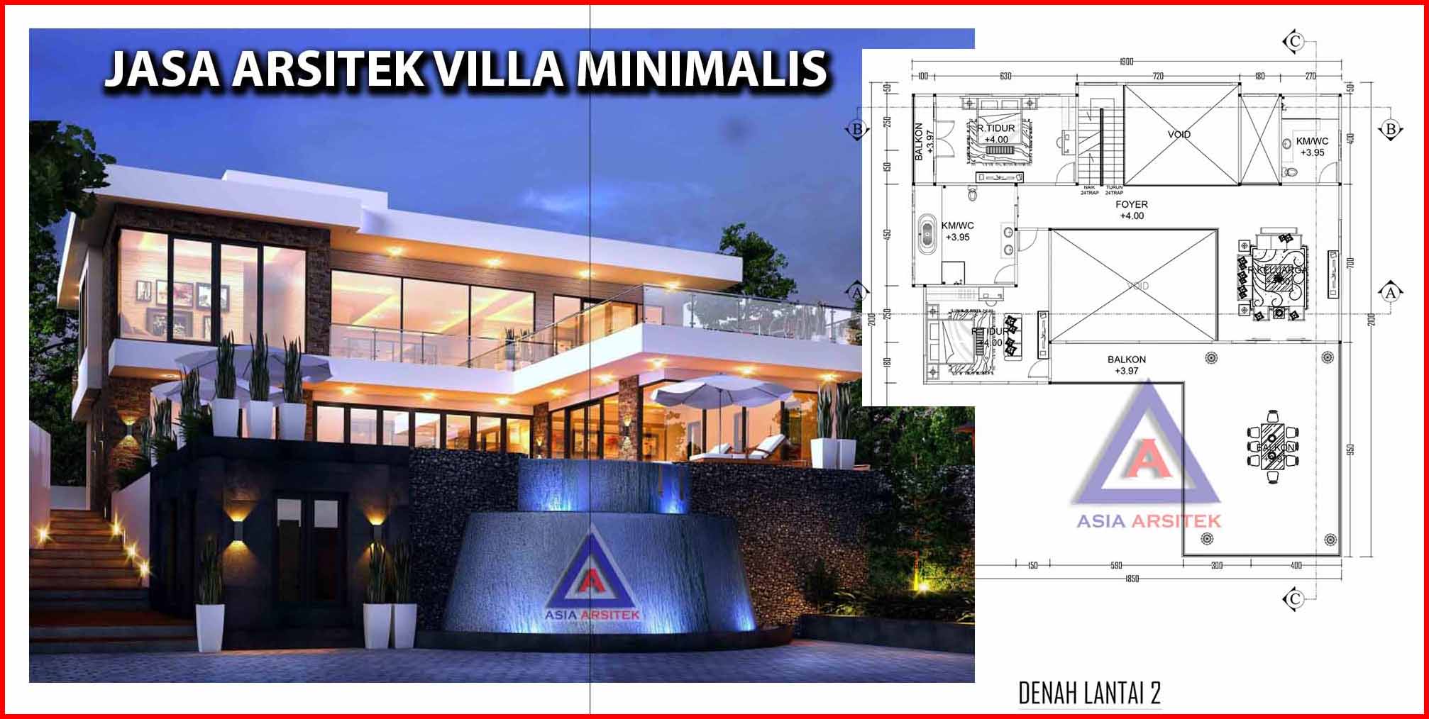 Detail Desain Villa Minimalis Bali Nomer 35