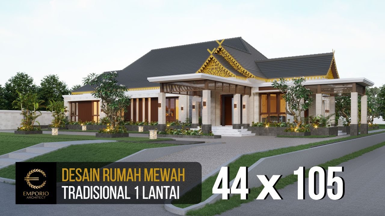 Detail Desain Villa Tradisional Nomer 26