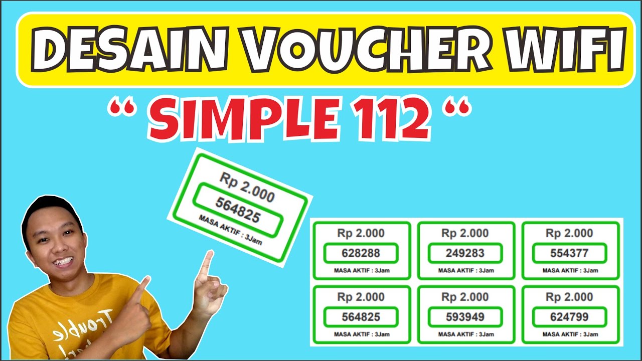 Detail Desain Voucher Keren Nomer 43