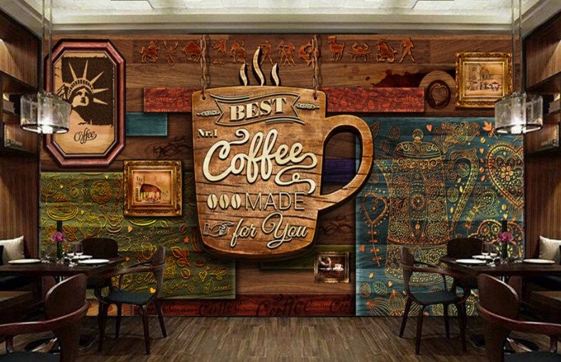 Detail Desain Wallpaper Cafe Nomer 11