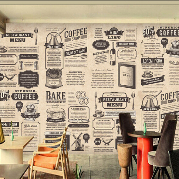 Detail Desain Wallpaper Cafe Nomer 26