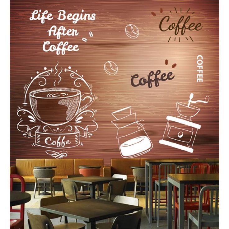 Desain Wallpaper Dinding Cafe - KibrisPDR