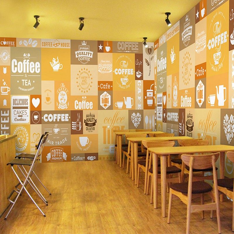 Detail Desain Wallpaper Dinding Cafe Nomer 14