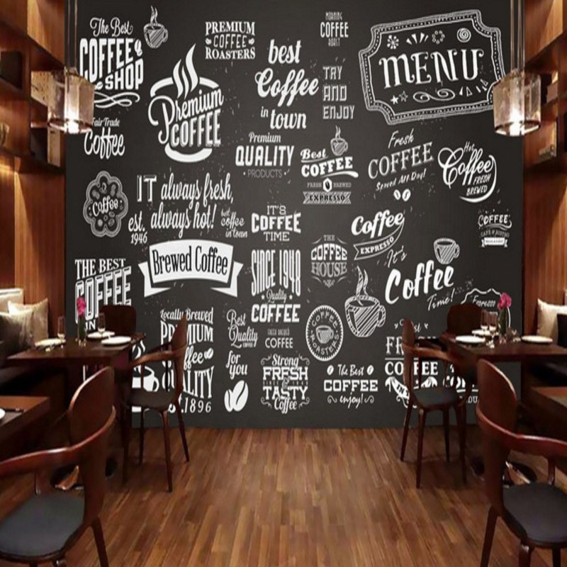 Detail Desain Wallpaper Dinding Cafe Nomer 16