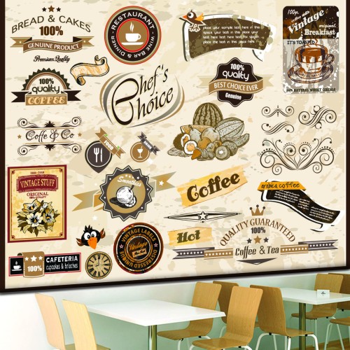 Detail Desain Wallpaper Dinding Cafe Nomer 29